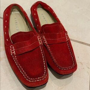 Parade Red Suede Loafers